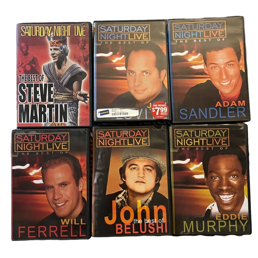 SNL Saturday Night Live John Belushi Steve Martin DVD Bundle of 6